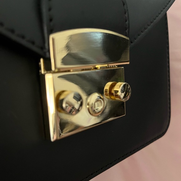 Vera Pelle black bag or crossbody bag - Picture 2 of 9